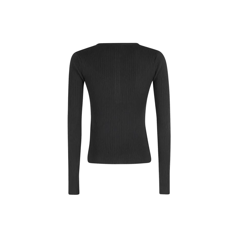 MaxMara V Neck Long Sleeved Top-1