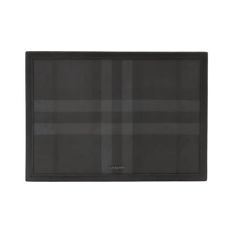 Burberry Cotton Storage Bag Men's Charcoal Gray-0