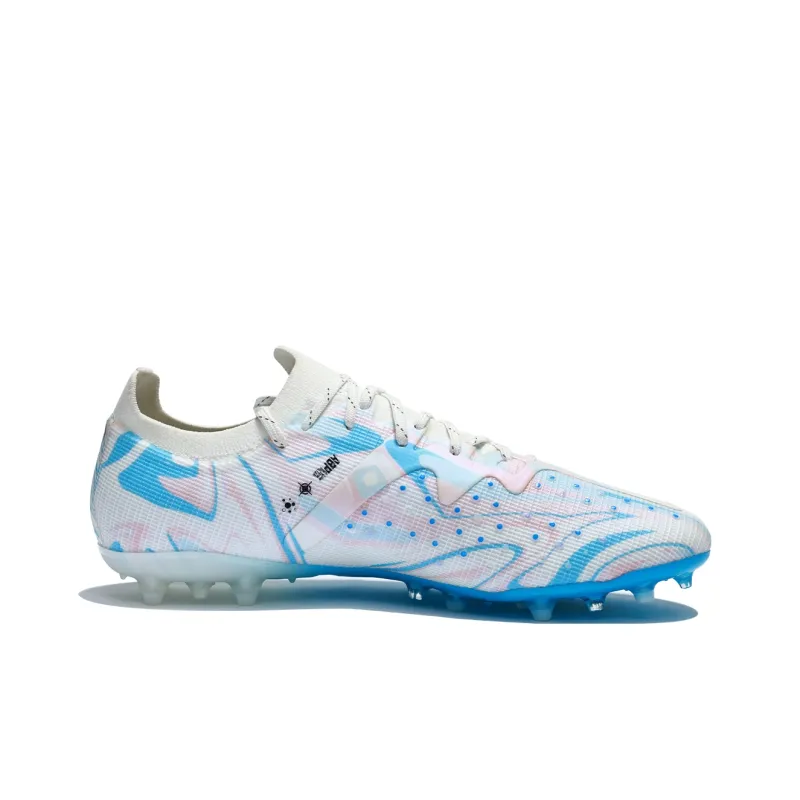 KELME Speed Electric 3.0 MG Rubber Short Studs Anti Slip Wear Resistant Soccer Shoes Unisex White Multicolor-1