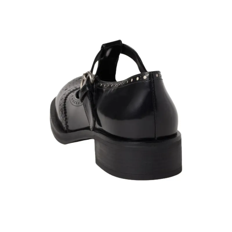 MIU MIU Salomé Casual Single Shoes Women's Black-2