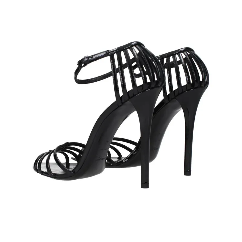 SAINT LAURENT Milena 110mm Leather Sandals-3