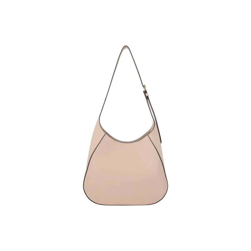 PRADA Cow Leather Hobo Bag, Handbag, Shoulder Bag Medium Size Women's Light Beige-2