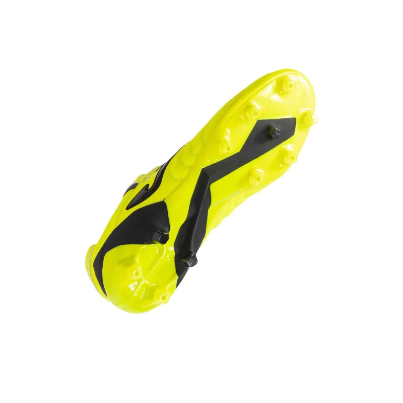 Joma Aguila Anti-Slip Wear-Resistant Soccer Shoes Unisex Neon Yellow-4