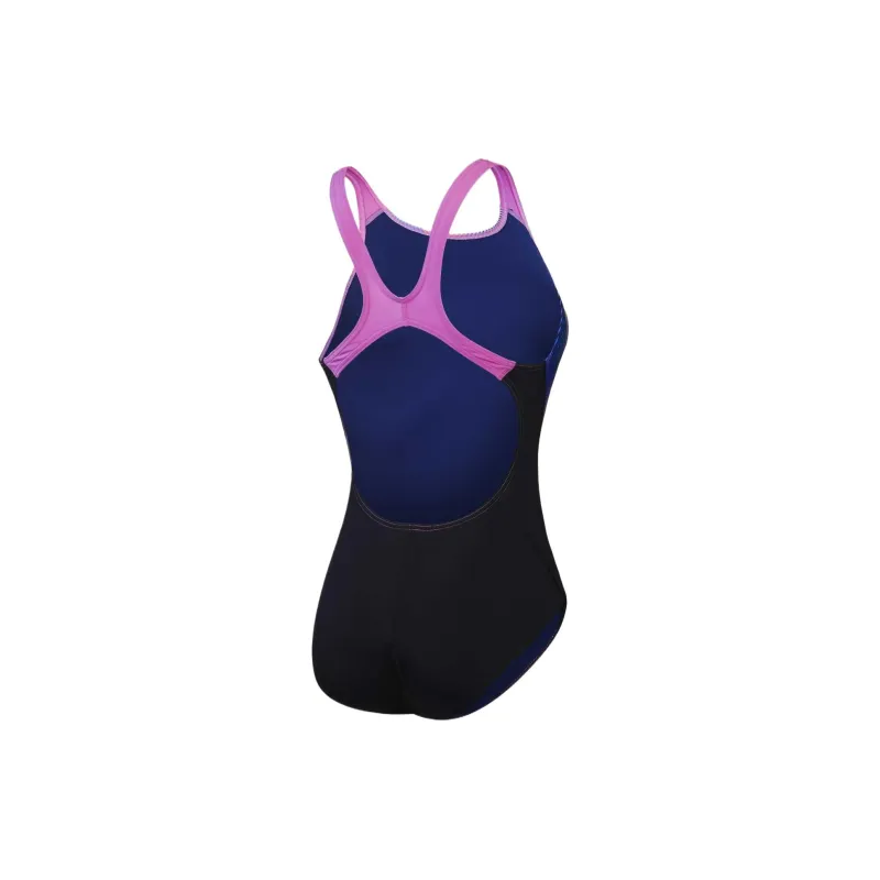 Speedo Club Training Allover Digital Recordbreaker One-piece Swimsuit Women's Blue-1