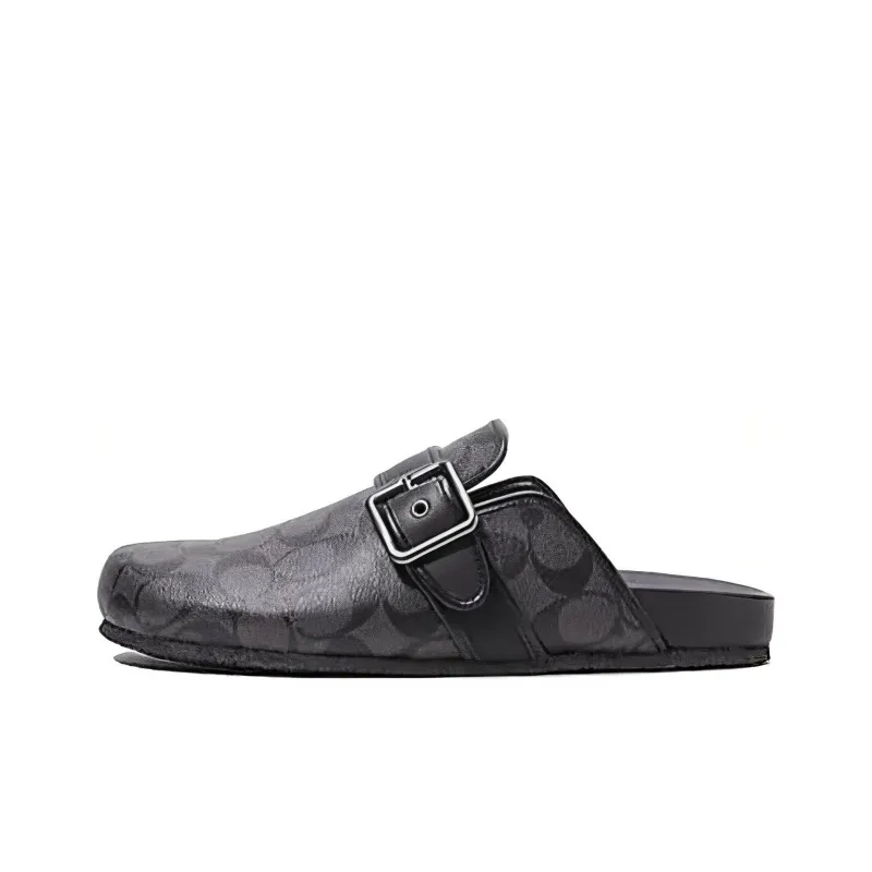 COACH Closed Toe Slippers Men's Black-0