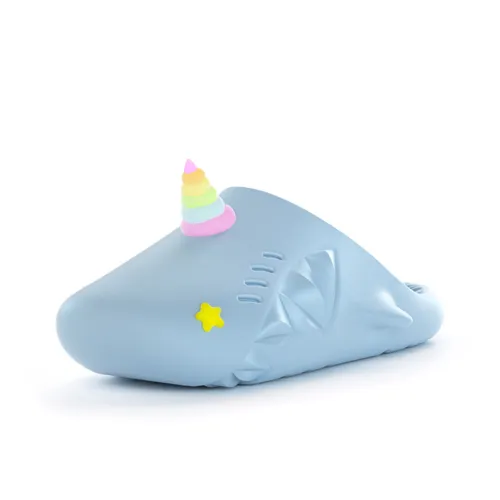 HelloSlippers Sharkicks Mule Unicorn Starry Eyes Closed Toe Slippers Unisex