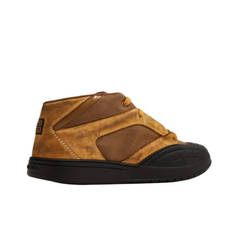 Givenchy Mid Top Casual Shoes Men's Brown-3