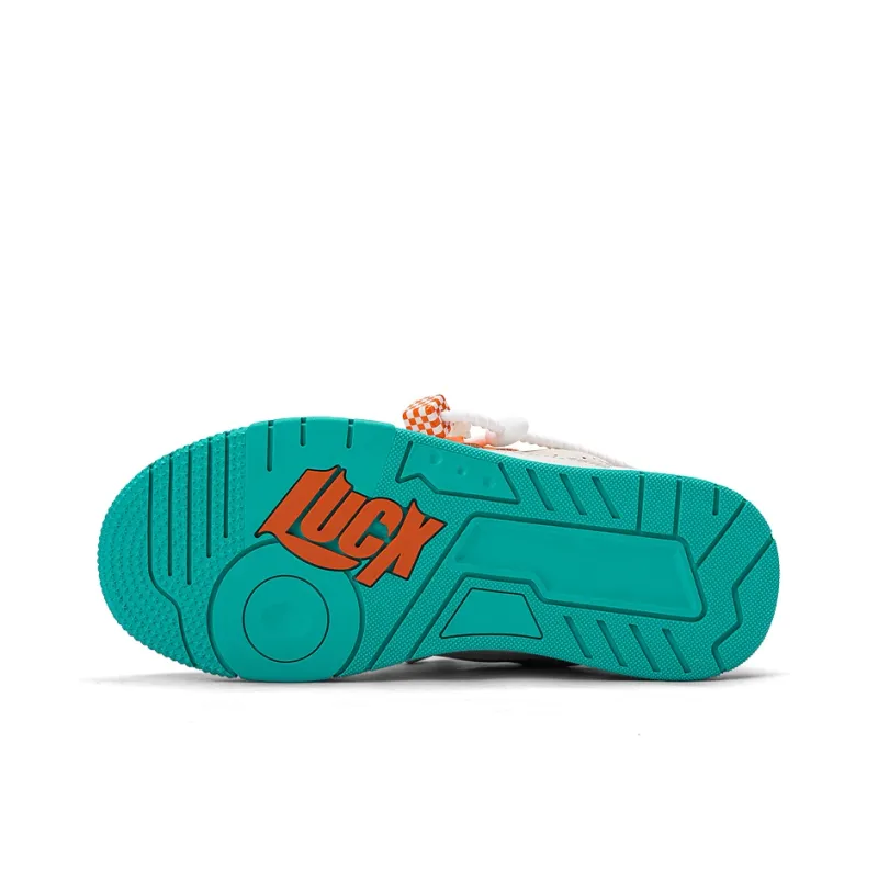 LUCX Lucky Shoes Coverage Warm Slip-Resistant Cushioning Wear-Resistant Low-Top Skateboard Shoes-2
