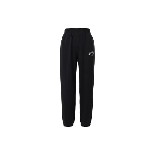 New Balance Sport French Terry Sweatpant Knitted Sports Pants Women's Black