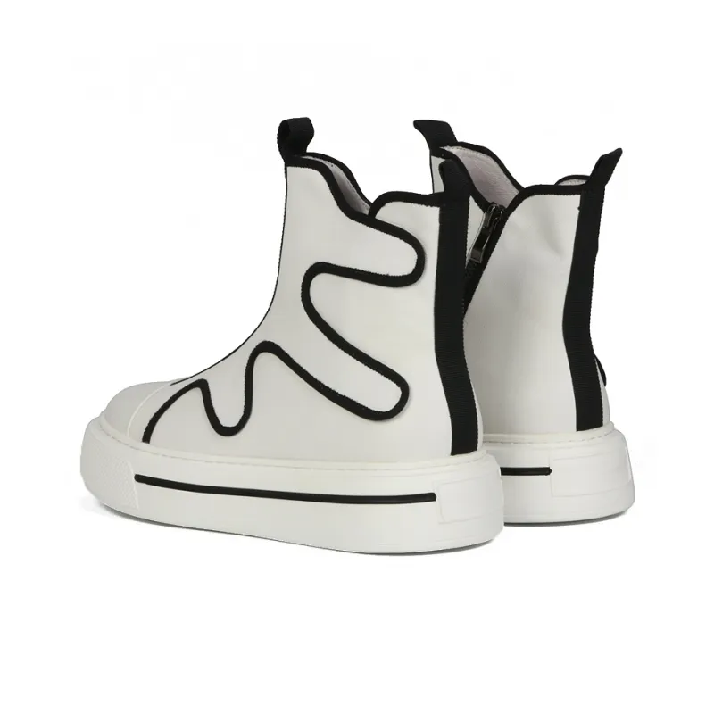 Thai Points Wear-Resistant Breathable Height Increasing High-Top Skateboard Shoes Men-9