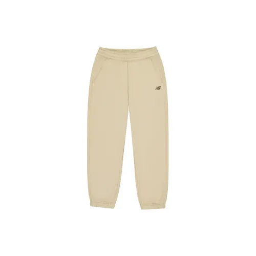 New Balance Knitted Sports Pants Women's Beige Yellow
