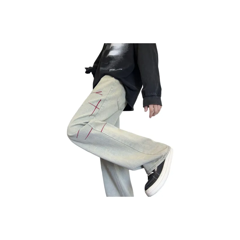 PAINT STAIN Jeans Unisex-3