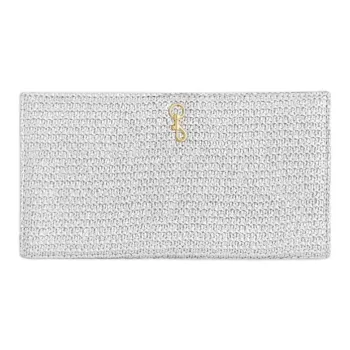 REBECCA MINKOFF Polyamide Genuine Leather Wallet Women's Silver