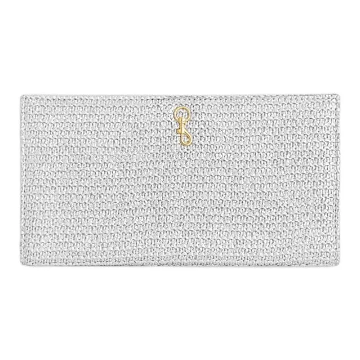 REBECCA MINKOFF Polyamide Genuine Leather Wallet Women's Silver-0
