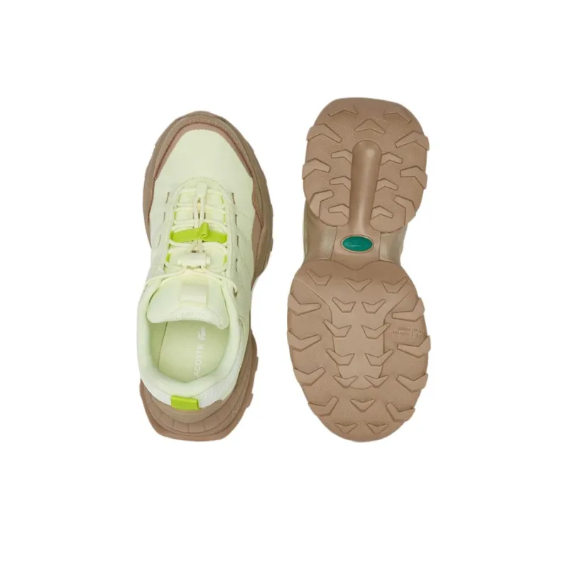 LACOSTE Low-Top Chunky Sneakers Women's Yellow/Light Brown-4