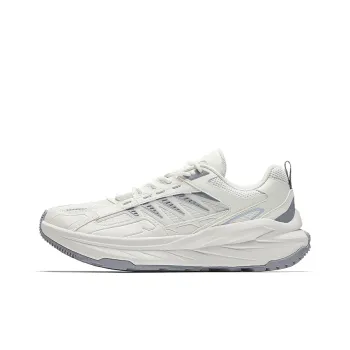 Anta Running Collection Anti Slip Wear Resistant Low Top Casual Running Shoes Women's Papyrus White Mist Gray