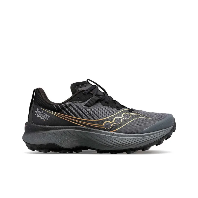 Saucony Abrasion Resistant Low Top Running Shoes Men Black-1