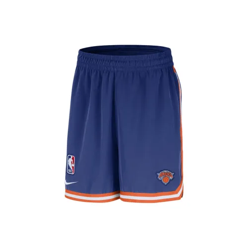 Nike New York Knicks Casual Shorts Men Dark Blue