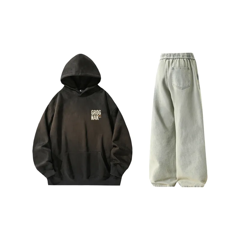 GROGNAK Sweatshirt Sets Unisex-1