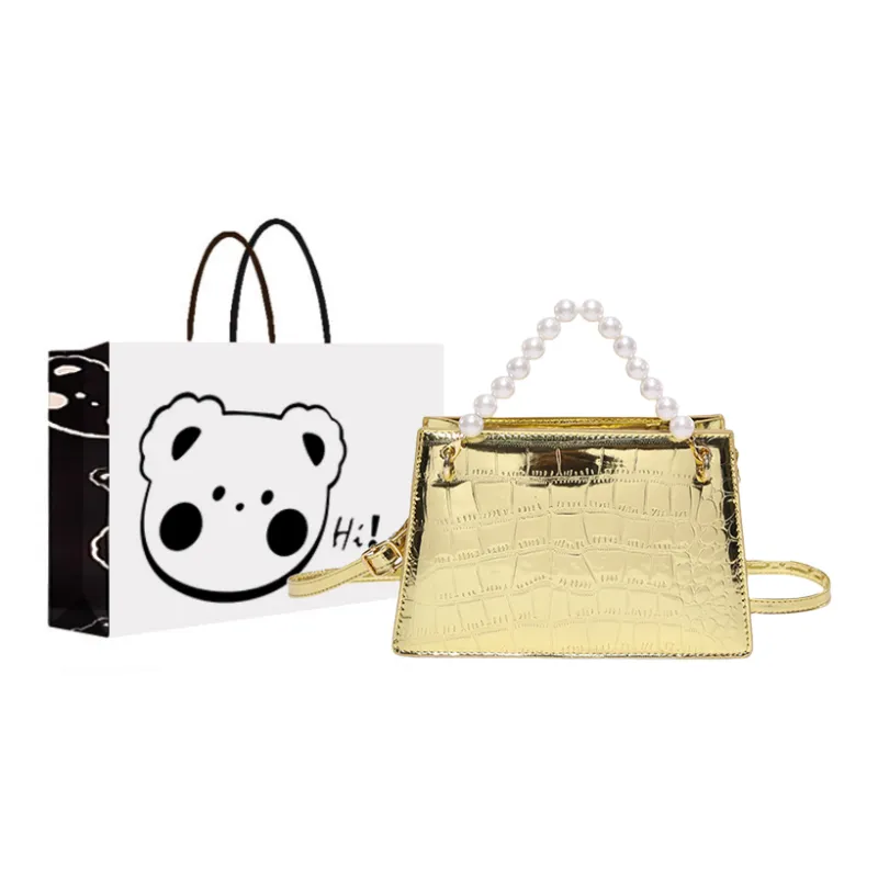 NX DOUGHNUT PU Small Square Bag, Shoulder Bag, Crossbody Bag, Handbag Women's Multicolor-5