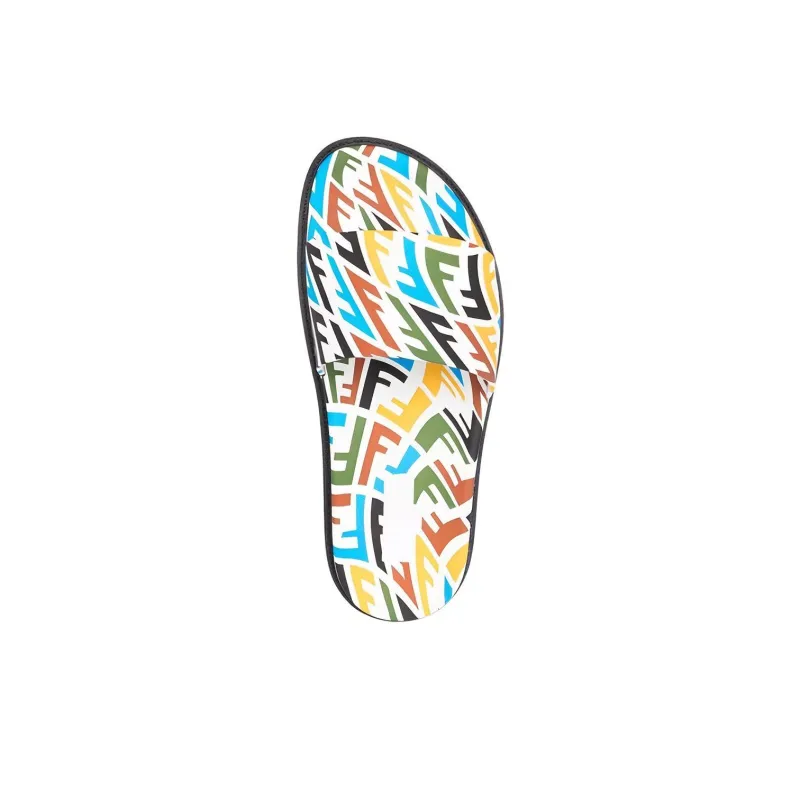 FENDI Rubber Slides 'FF Vertigo - Multi'-4