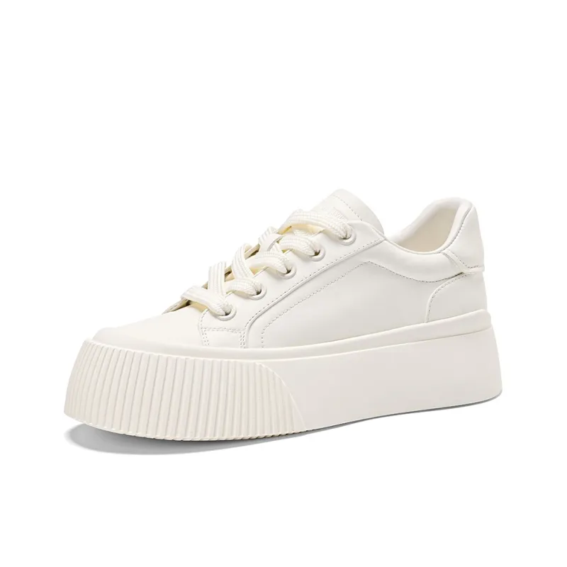 BOSSSUNWEN Slip Resistant Low Top Skateboard Shoes Women's-4