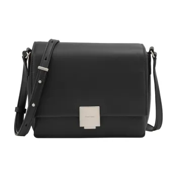 CALVIN KLEIN Synthetic Material Square Bag Crossbody Bag Shoulder Bag Women's Space Black