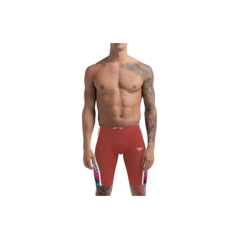 Speedo Fastskin LZR Pure Intent 2.0 Jammer Swimming Shorts Men Red-2