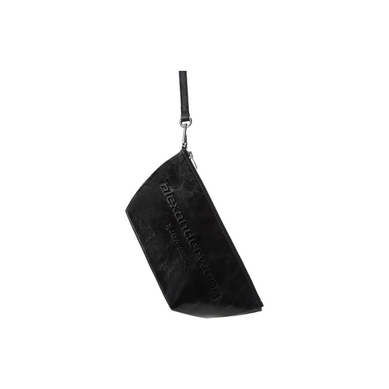 Alexander Wang Logo embossed Leather Pouch-1
