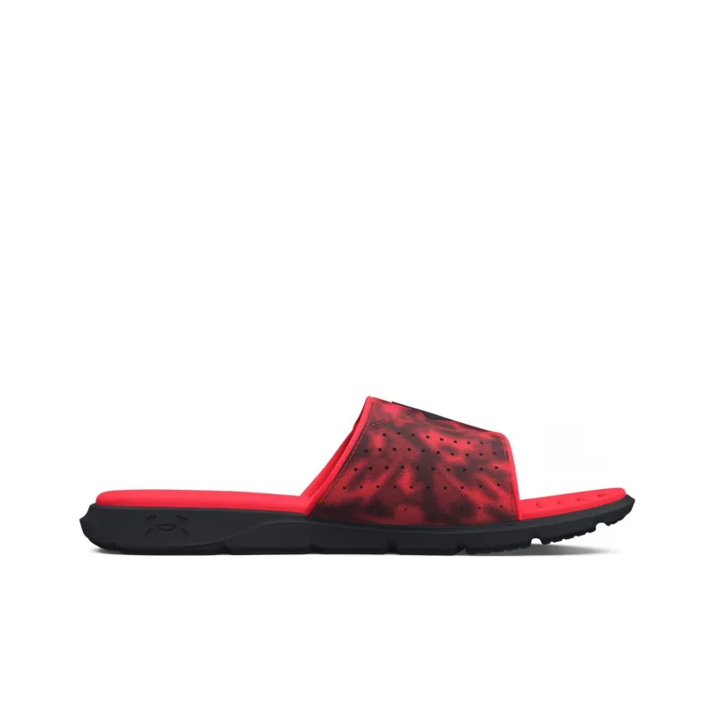 Under Armour Ignite Pro Slip Resistant Abrasion Resistant Slide Slippers Men Red-1