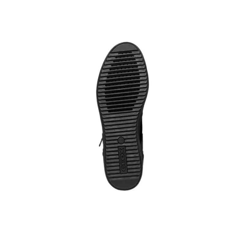 GEOX High Top Skateboard Shoes Women's Black-6