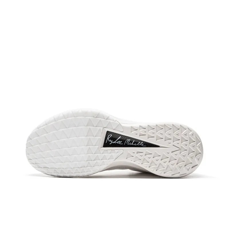 LiNing JB2 Cushioned Anti Slip Wear Resistant Breathable Lightweight Low Top Basketball Shoes Unisex White-4
