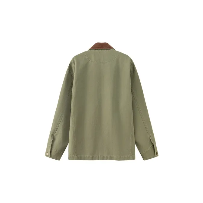 NO ONE ELSE Jackets & Coats Unisex Mustard Green-1