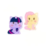 Chibi (Twilight Sparkle, Fluttershy)