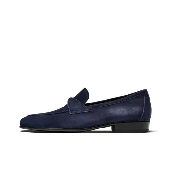 TRUFFAUT Comfortable Slip on Leather Shoes Loafers 2.5CM Men's