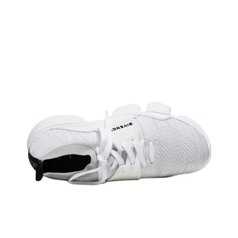 Givenchy JAW Series Breathable Low Top Casual Shoes Men's White Gray-4