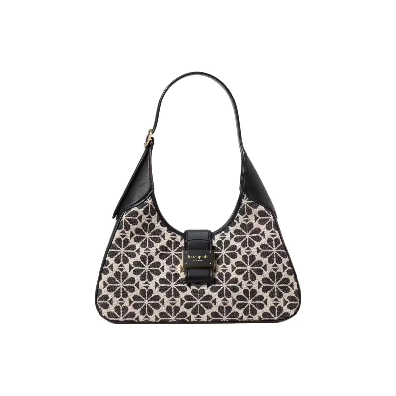Kate Spade Jacquard Handbag, Shoulder Bag Regular Women's Black-0