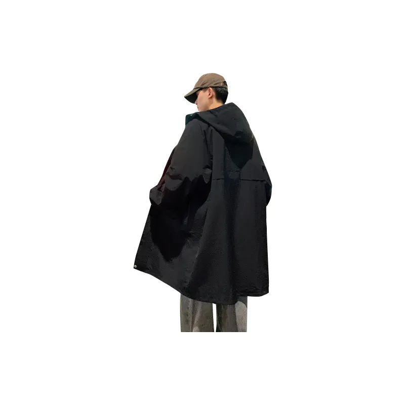 G.M BONNEY Trench Coats Unisex-2