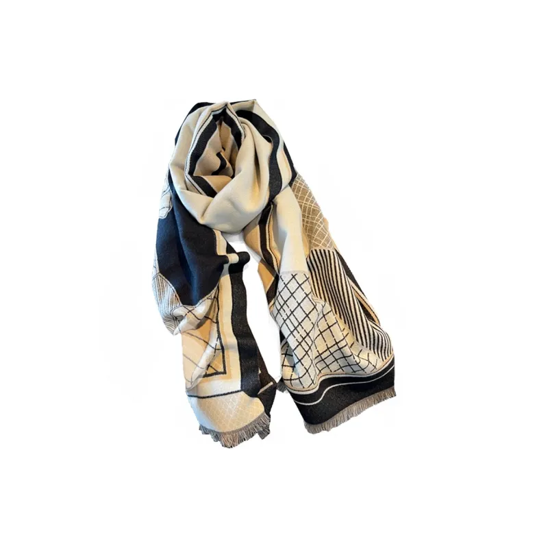 Cranta Komeia Faux Cashmere Shawls Unisex-2