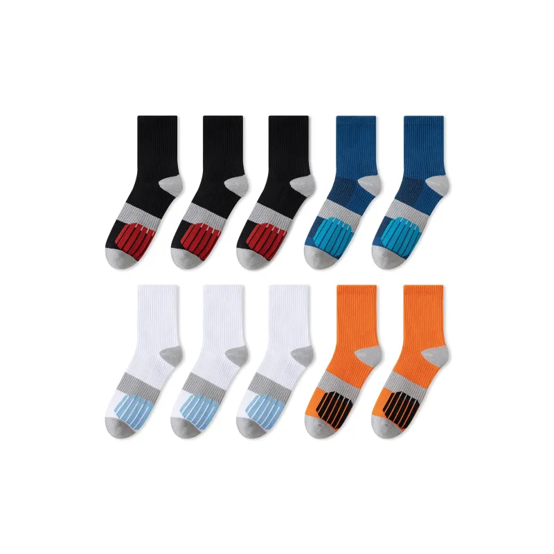 Caramella Mid Calf Socks Men Combo Set-3
