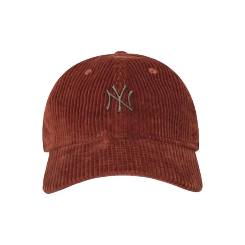 New Era Corduroy Baseball Caps Unisex Brown-1