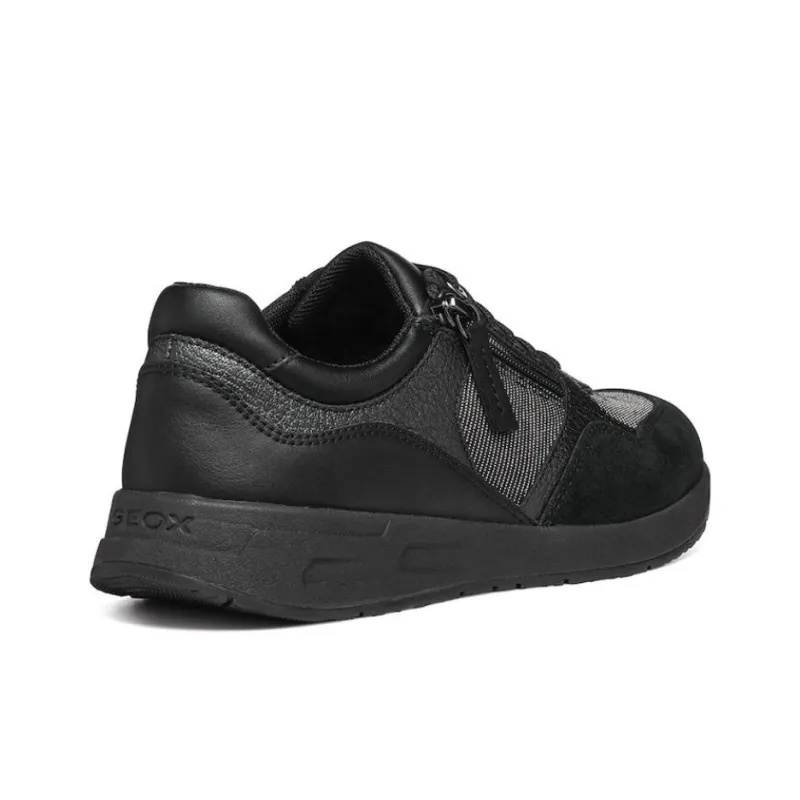 GEOX Low Top Casual Shoes Women's Black-4