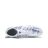 KELME MG Rubber Short Studs Wear-Resistant Slip-Resistant Soccer Shoes Men White Purple Master 2.0