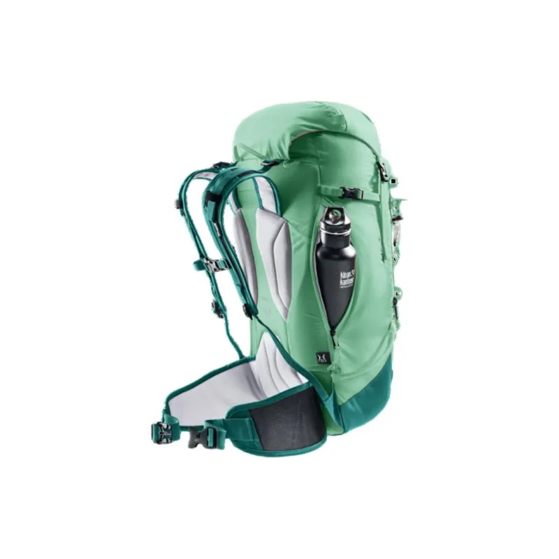 DEUTER Polyamide Outdoor Hiking Bag Backpacks Women's Orchid Fragrance With Deep Sea Blue-9