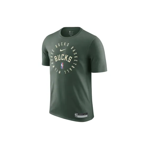 Nike Milwaukee Bucks T-Shirts Men Fir Wood Green