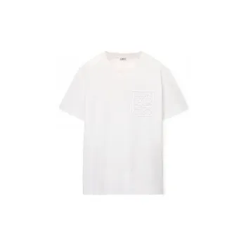 LOEWE Logo Embroidered Crewneck T Shirt