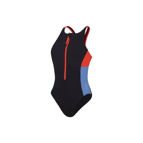 Speedo One-Piece Swimsuits Women's Black/Orange Blue