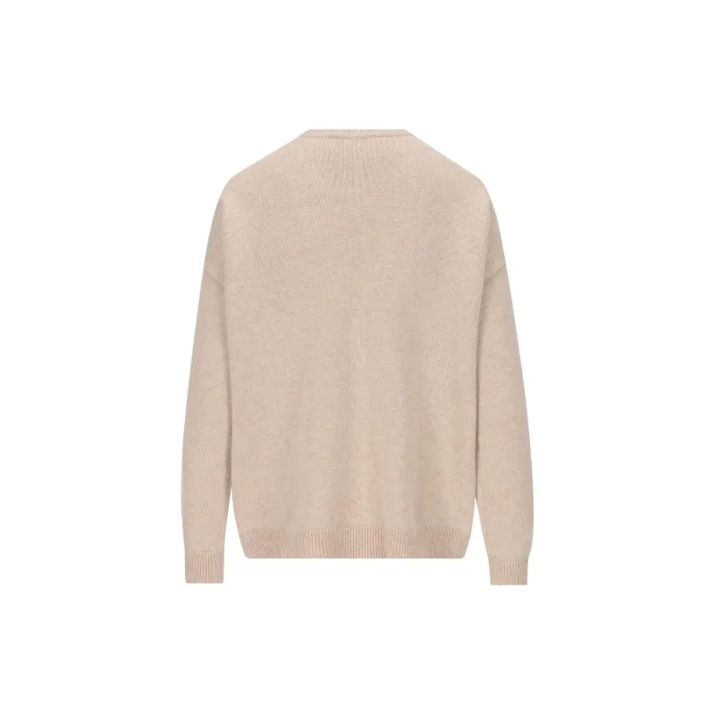 MaxMara Logo Embellished Knitted Jumper-1