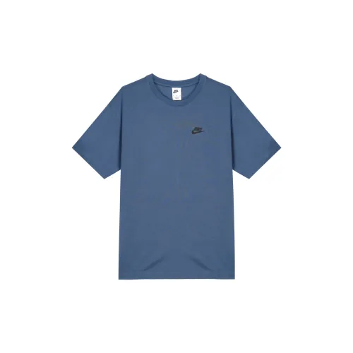 Nike T-Shirts Men Mysterious Deep Sea Blue