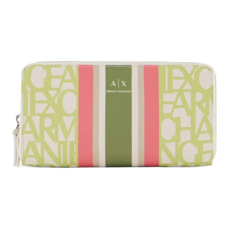 ARMANI EXCHANGEAE Cotton Wallet Women's Light Green-0